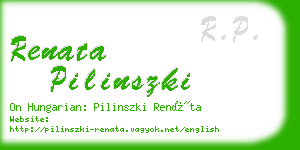 renata pilinszki business card